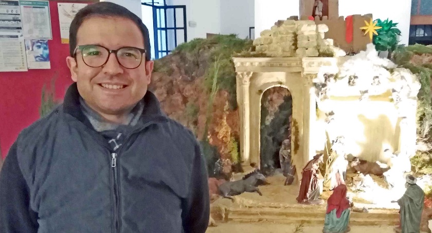 Zdjęcie przestawia kleryka Felipe Ferreres Gonzáleza