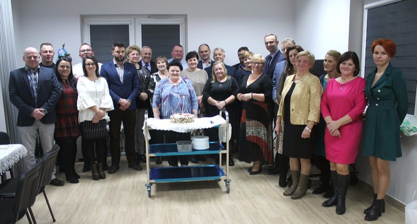 Zdjęcie uczestników spotkania wigilijnego w Stanowiskach