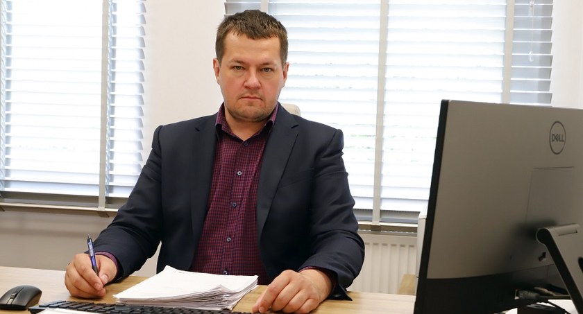 Zdjęcie Jacka Werensa, dyrektora Powiatowego Urzędu Pracy w Końskich