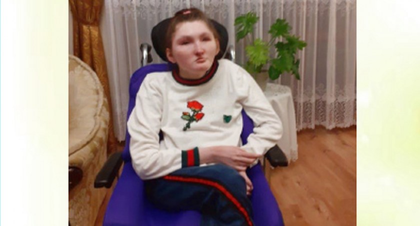 Zdjęcie Natalii, chorej mieszkanki gminy Smyków