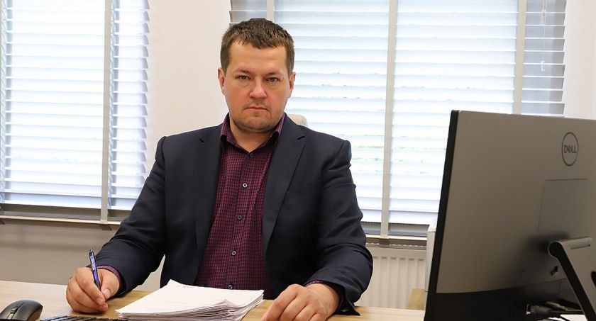 Zdjęcie Jacka Werensa, dyrektora Powiatowego Urzędu Pracy w Końskich