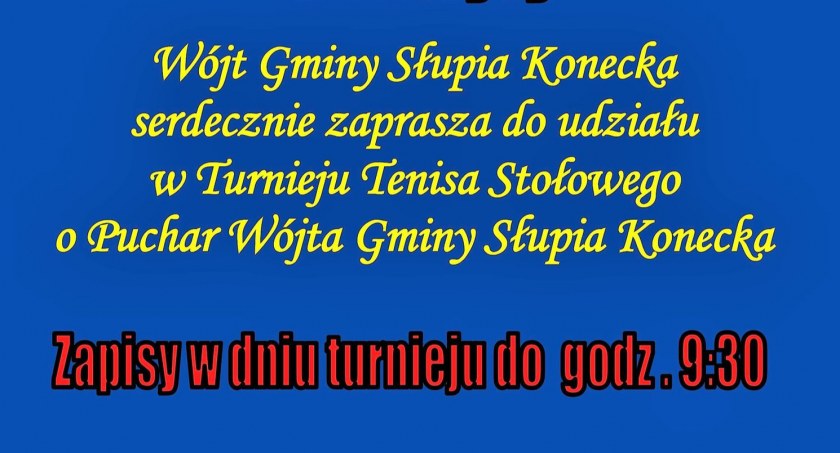 Zdjęcie plakatu turnieju