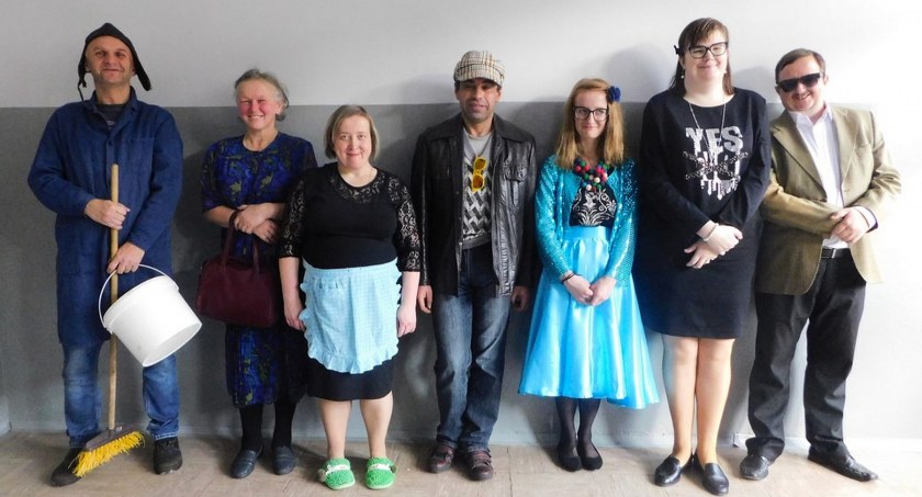 Zdjęcie aktorów z PŚDS w Stąporkowie