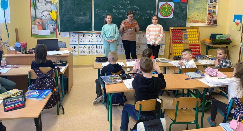 Zdjęcie z jednego spotkań w SP Królewiec