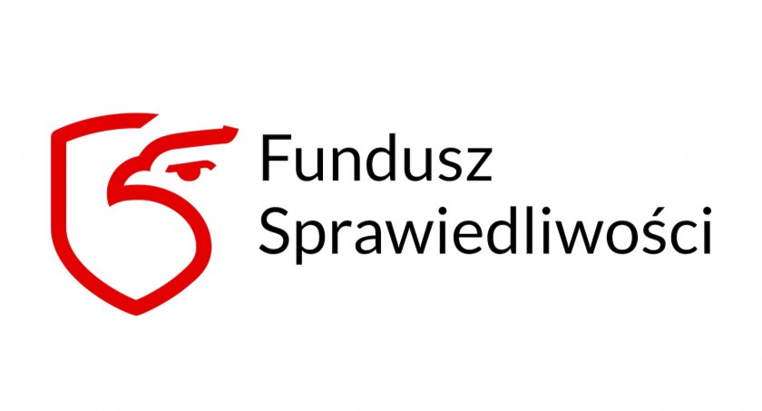 Zdjęcie logotypu Funduszu Sprawiedliwości.