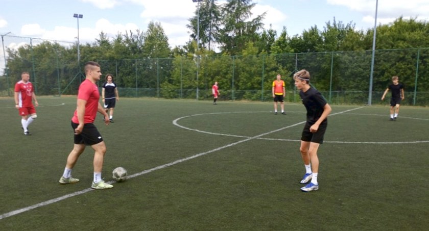 Zdjecie z jednego z meczów niedzielnego turnieju Fair Play