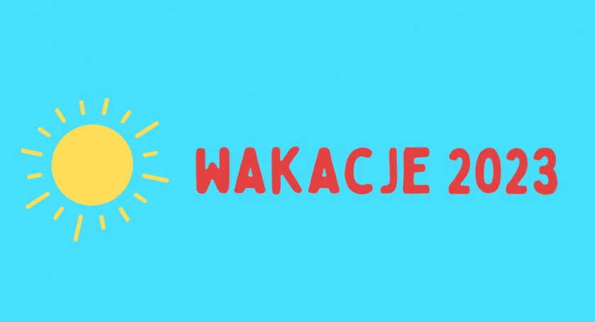 Zdjęcie plakatu akcji Wakacje 2023