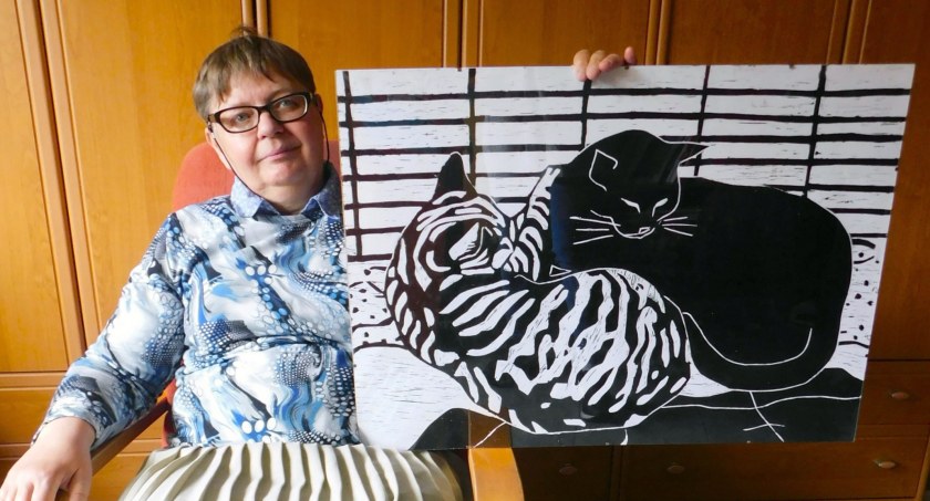 Zdjęcie Joanny Głażewskiej, finalistki konkursu z nagrodzoną pracą