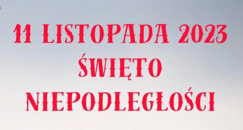 Zdjęcie plakatu uroczystości