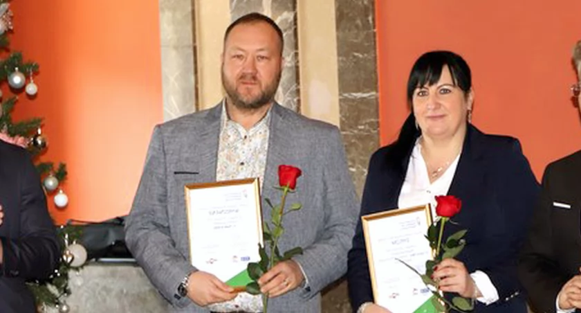 Zdjęcie Pawła Kubiaka wśród wyróżnionych w konkursie Świętokrzyscy Burzyciele Barier