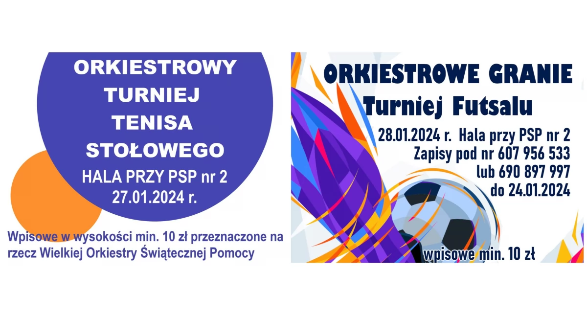 Zdjęcie plakatów zawodów
