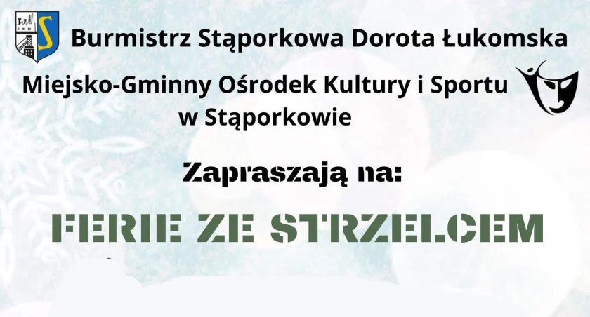 Zdjęcie pakatu Ferii ze Strzelcem w Stąporkowie