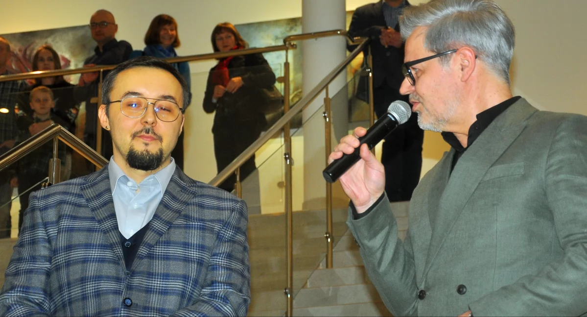 Zdjęice z otwarcia wystawy: Łukasz Milak-Kalinowski i Piotr Salata