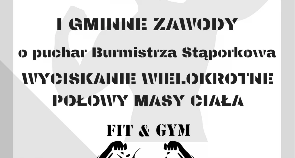 Zdjęcie plakatu zawodów