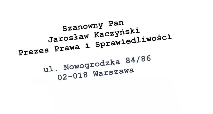 Politycy , Działacze powiatu koneckiego napisali Jarosława Kaczyńskiego - zdjęcie, fotografia