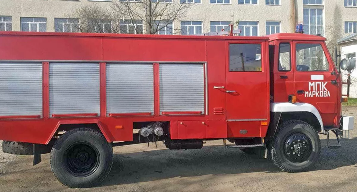 Zdjecie stara 244 z Modliszewic, który służy strażakom w Markowie