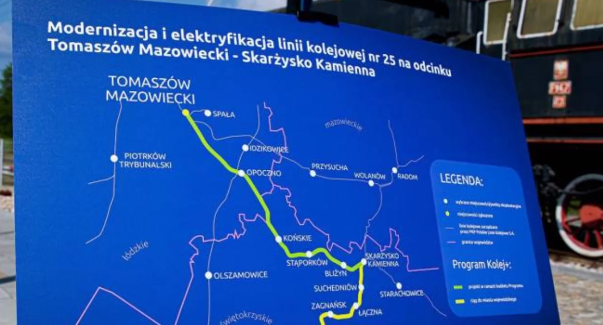 Plany elektryfikacji linii 25 