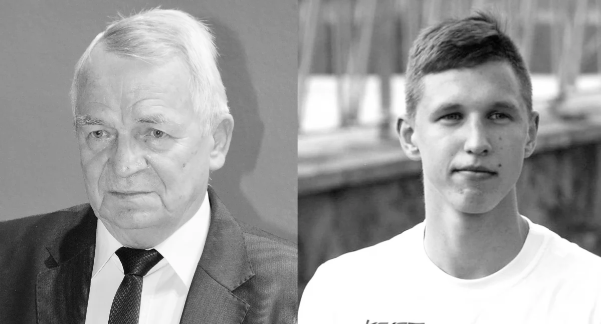 Zdjęcie śp. Henryka Cieślaka i śp. Kacpra Błaszczyka