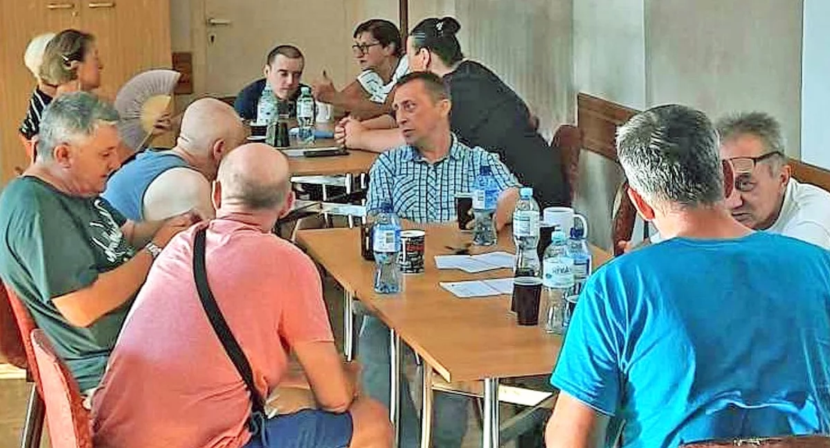 Zdjęcie uczestników spotkania w Klubie Radość