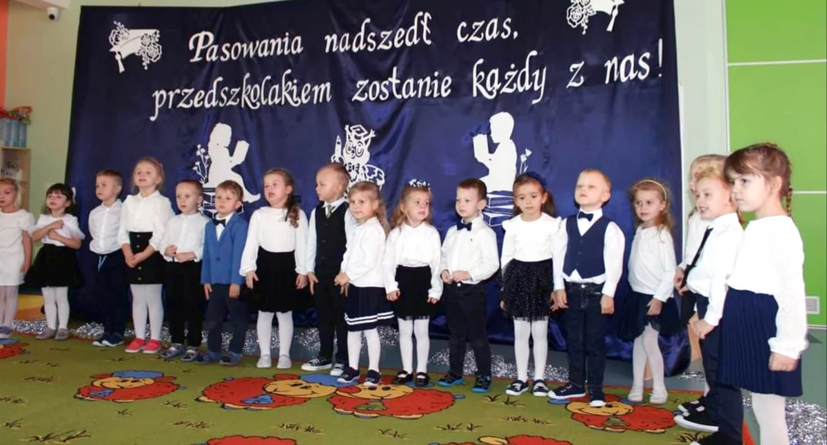 Zdjęcie przedszkolaków z grupy Misie z Przedszkola w Smykowie 