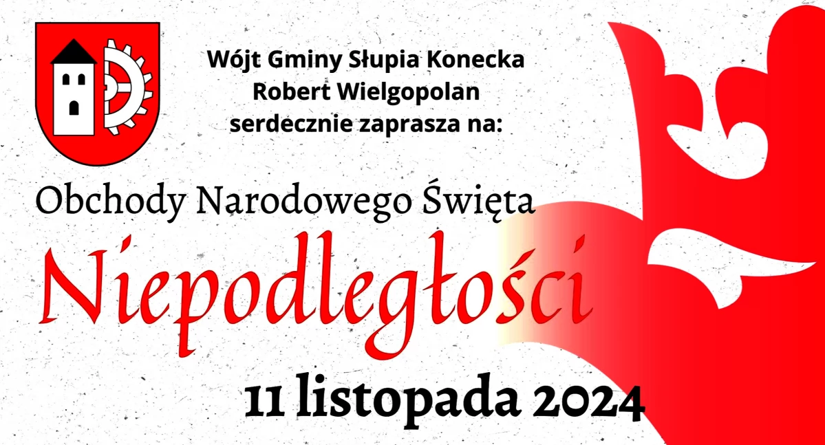 Zdjęcie plakatu uroczystości