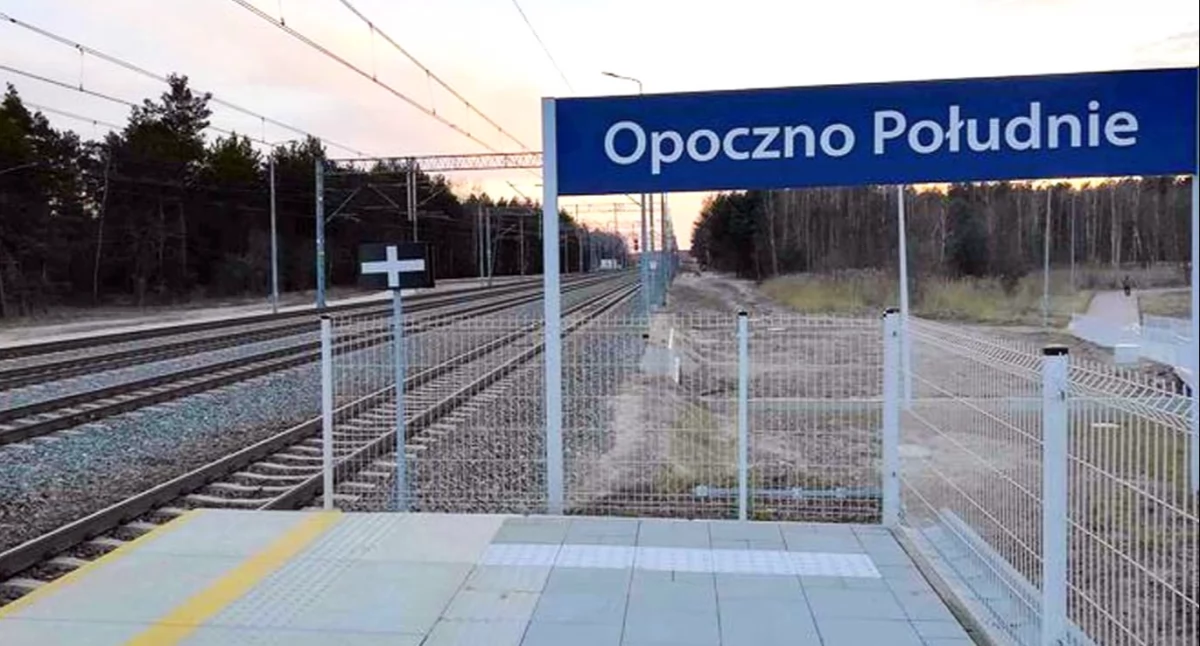 Zdjęcie nowego przystanku Opoczno Południe, skąd można jeździć nie tylko po całej Polsce (fot. PKP)