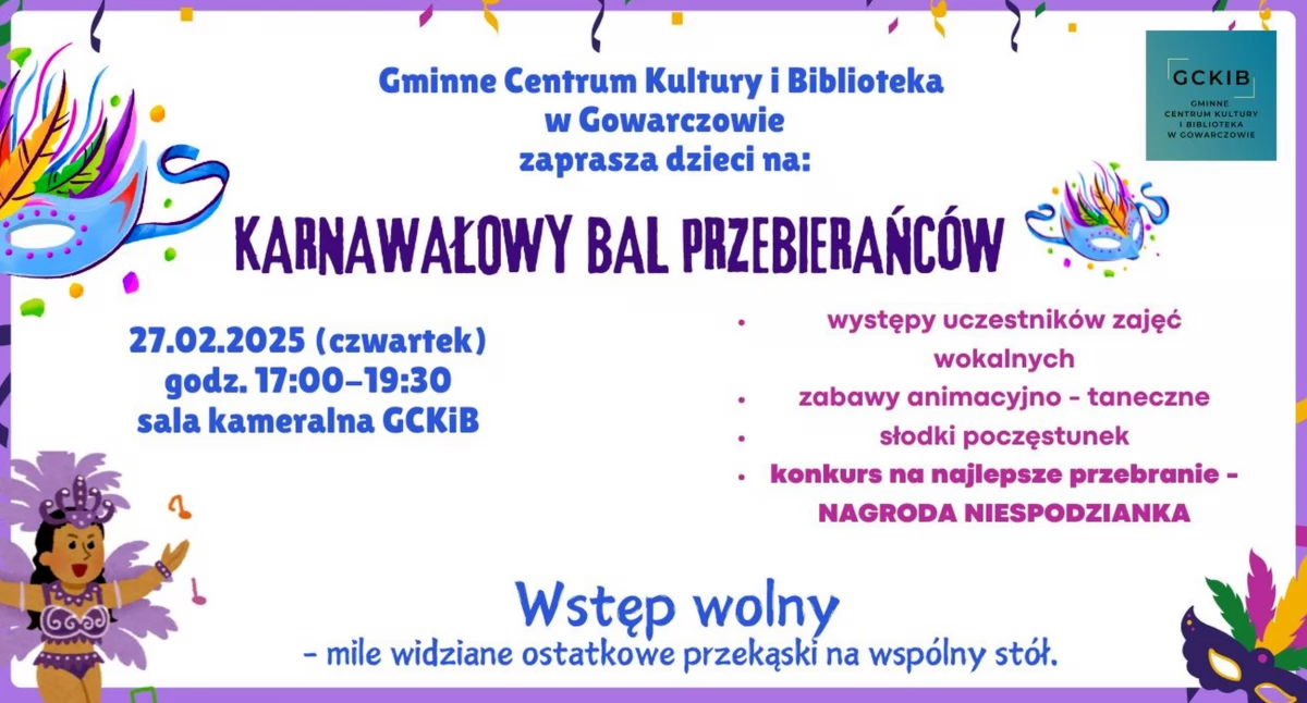 Zdjęcie plakatu balu