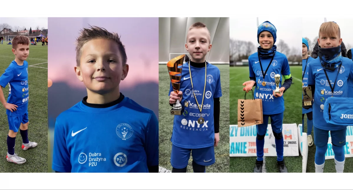 Zdjęcie zawodników UKS Champions Końskie powołanych na konsultację szkoleniową kadry wojewódzkiej U-12