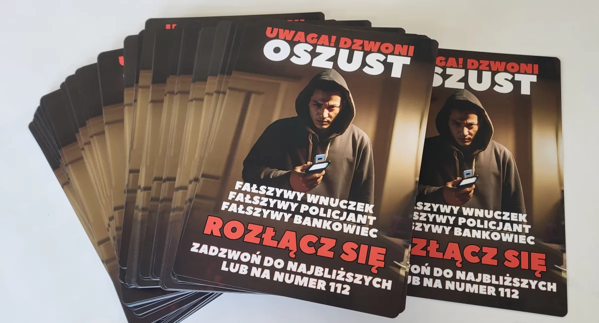 Zdjęcie: Tabliczki ostrzegawcze dla seniorów czekają do wzięcia m.in. w urzędach miast i gmin, ośrodkach pomocy społecznej