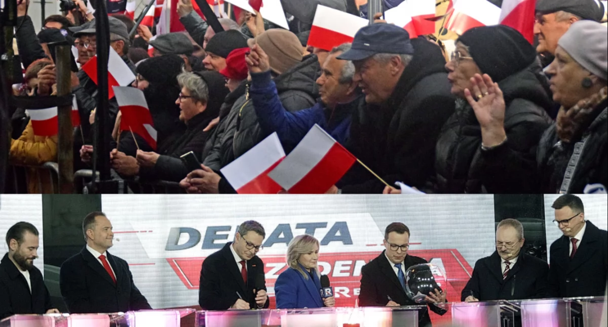 Zdjęcie na scenie TV Republika