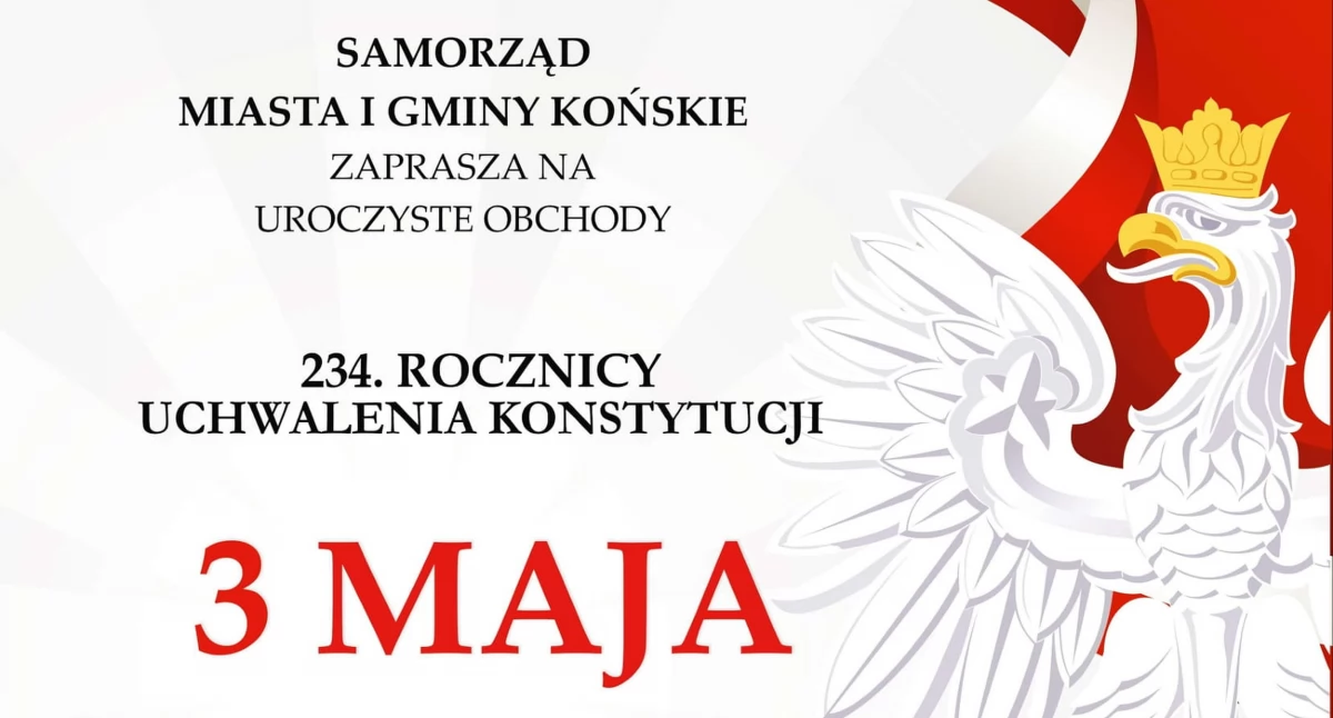 Zdjęcie plakatu uroczystości