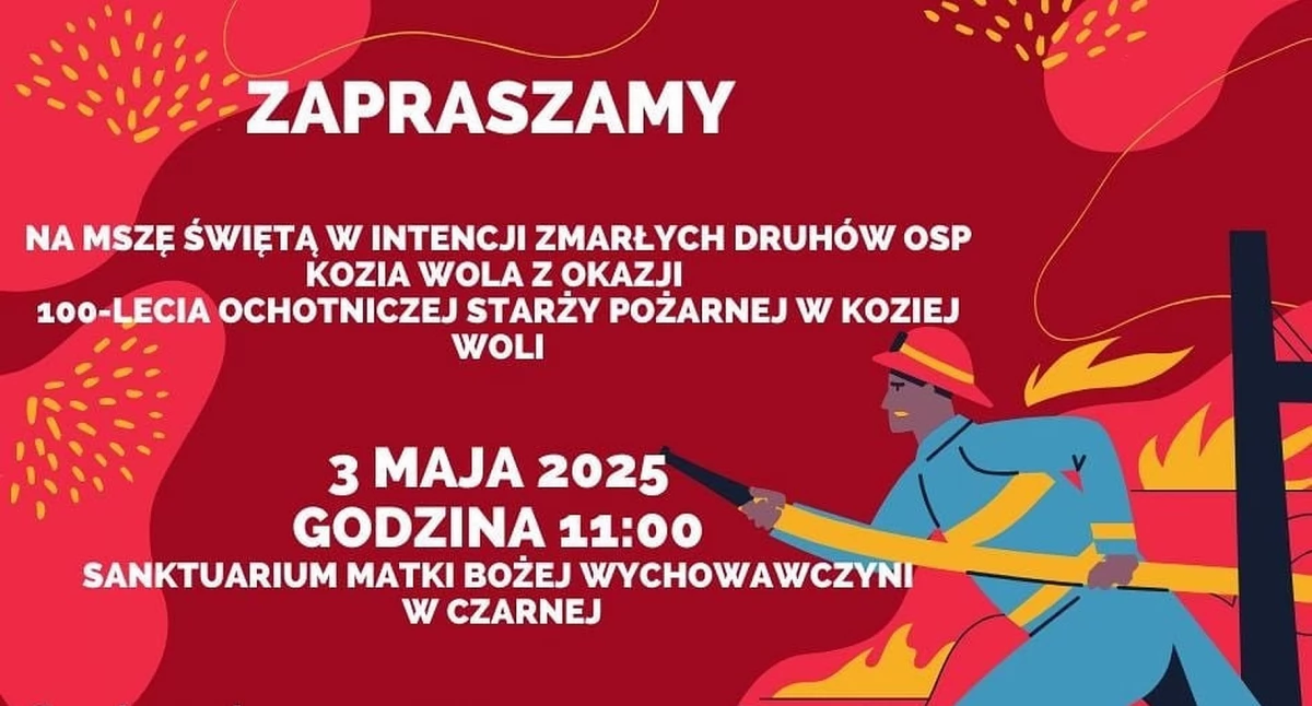Zdjęcie plakatu uroczystości