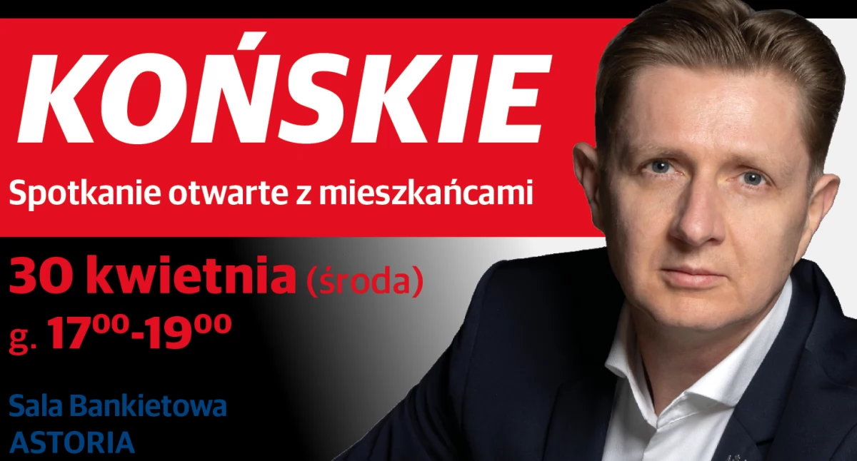 Wybory , Dziś Artur Bartoszewicz kandydat prezydenta będzie Końskich - zdjęcie, fotografia