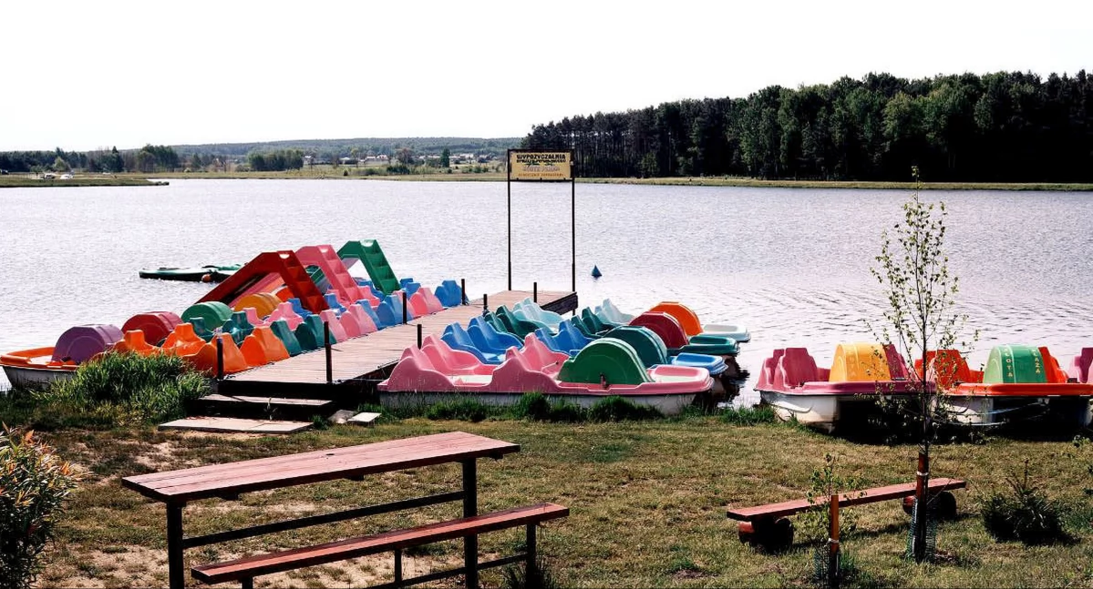 Zdjęcie przystani nad Zalewem w Antoniowie