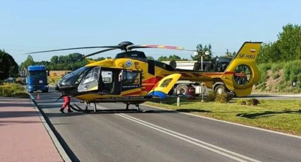 Akcja ratunkowa w Gowarczowie Fot. OSP
