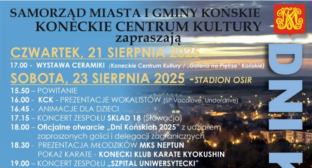 Zdjęcie plakatu Dni Końskich 2025