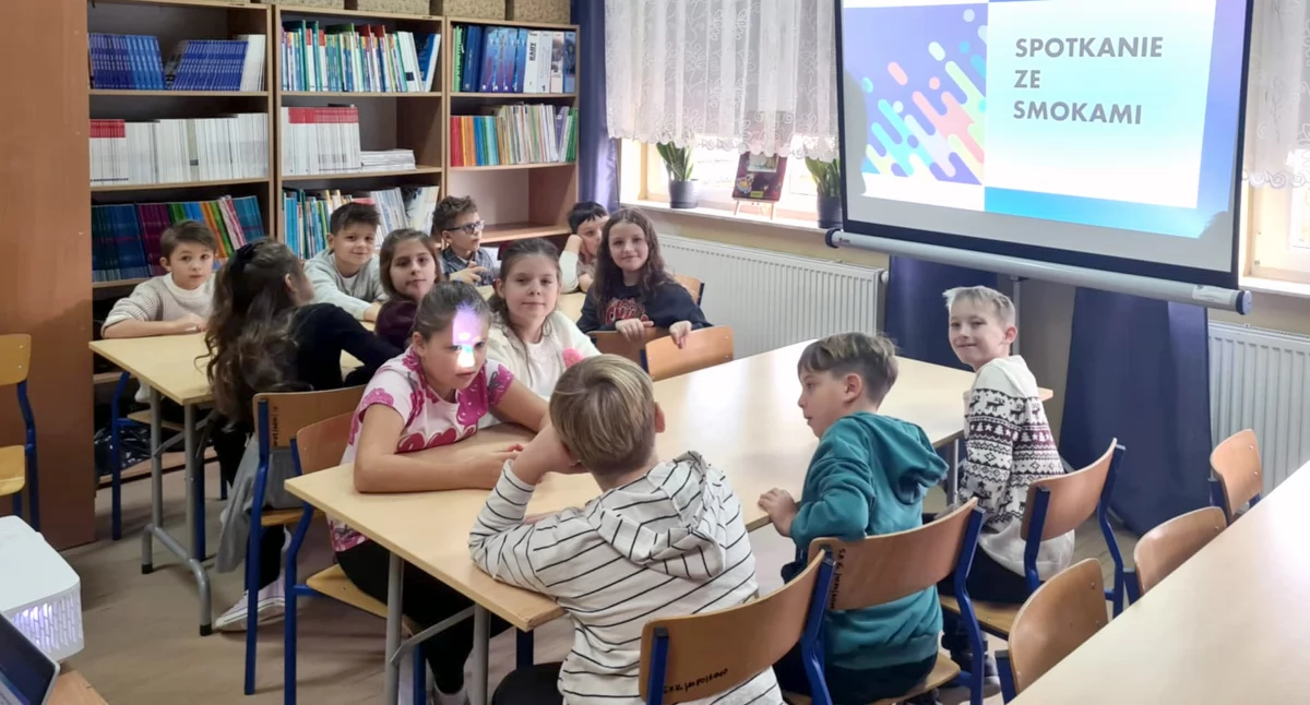 Zdjęcie ze spotkania w SP Królewiec