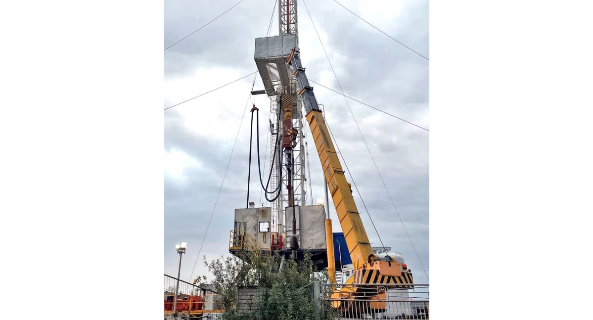 Zdjęcie montażu wiertnicy