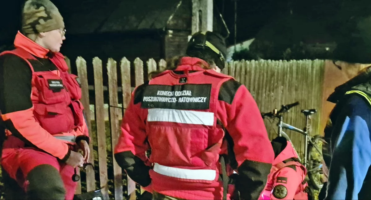 Zdjęcie członków KOPR podczas poszukiwań zaginionego mężczyzny (fot. KOPR)