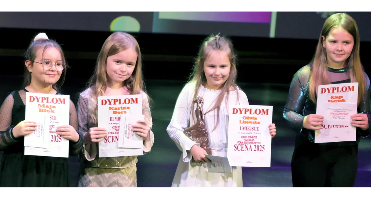 Zdjęcie najmłodszych laureatów