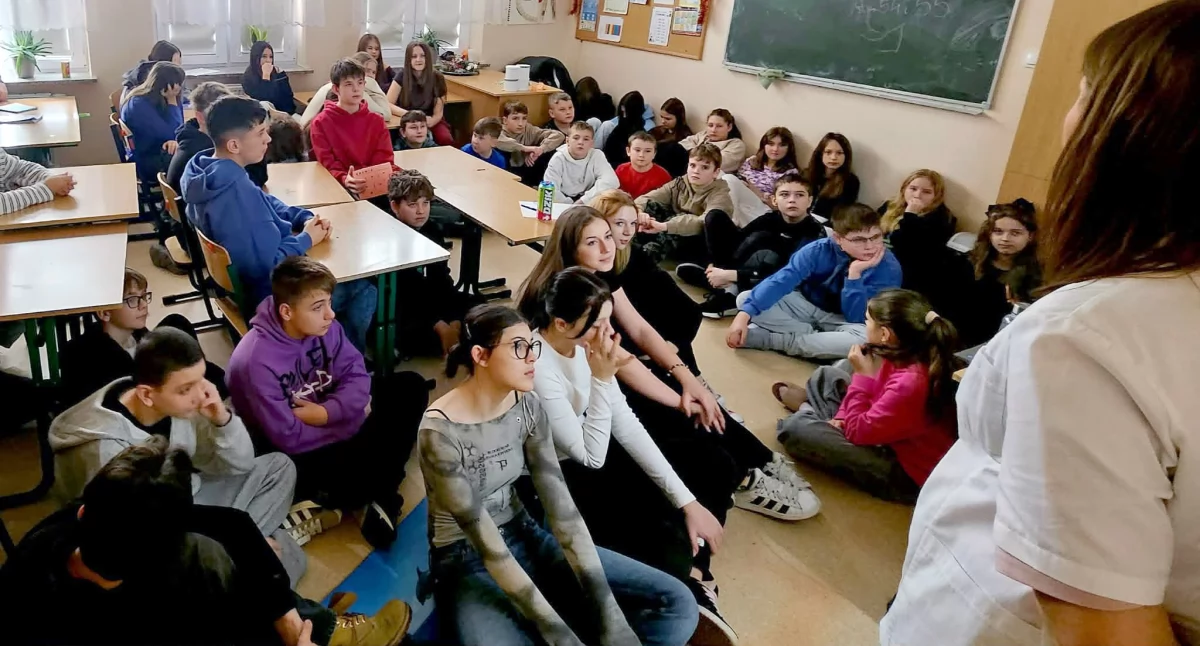 Zdjęcie uczniów SP Królewiec