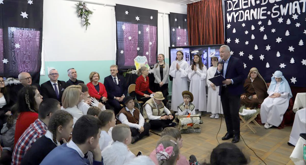 Zdjęcie z Wieczerzy Wigilijnej w SOSW w Baryczy