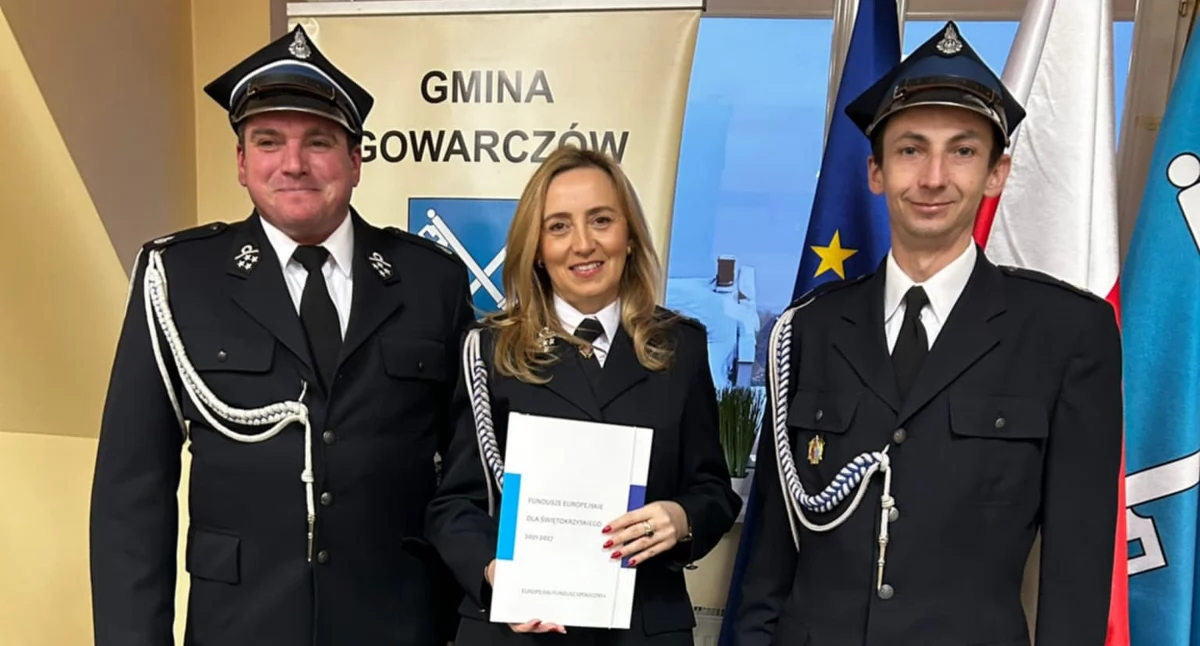 Fundusze unijne , GMINA GOWARCZÓW Unijne dofinansowanie druhów Ochotniczych Straży Pożarnych - zdjęcie, fotografia