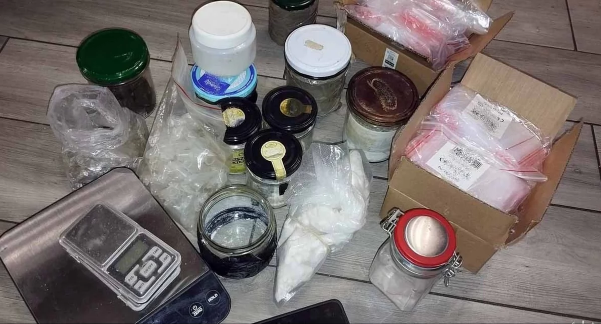 Zdjecie radoszyckiego laboratorium narkotykowego