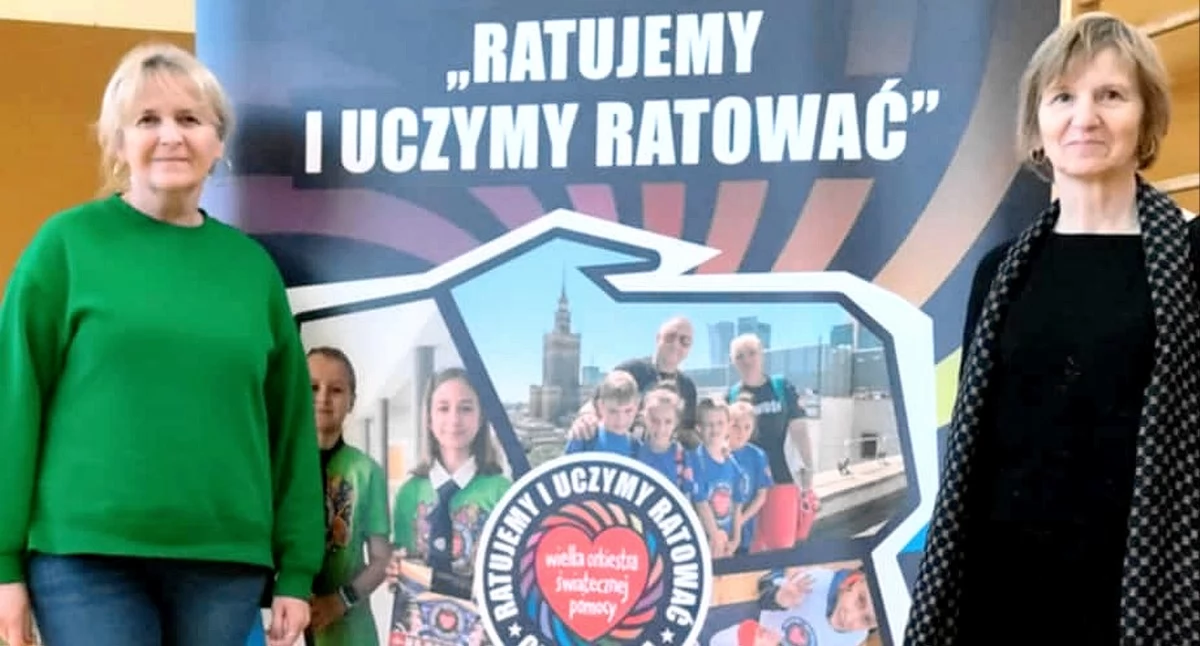 Zdjęcie Krystyny Grzegorczyk i Elżbiety Zbróg, uczestniczek szkolenia 