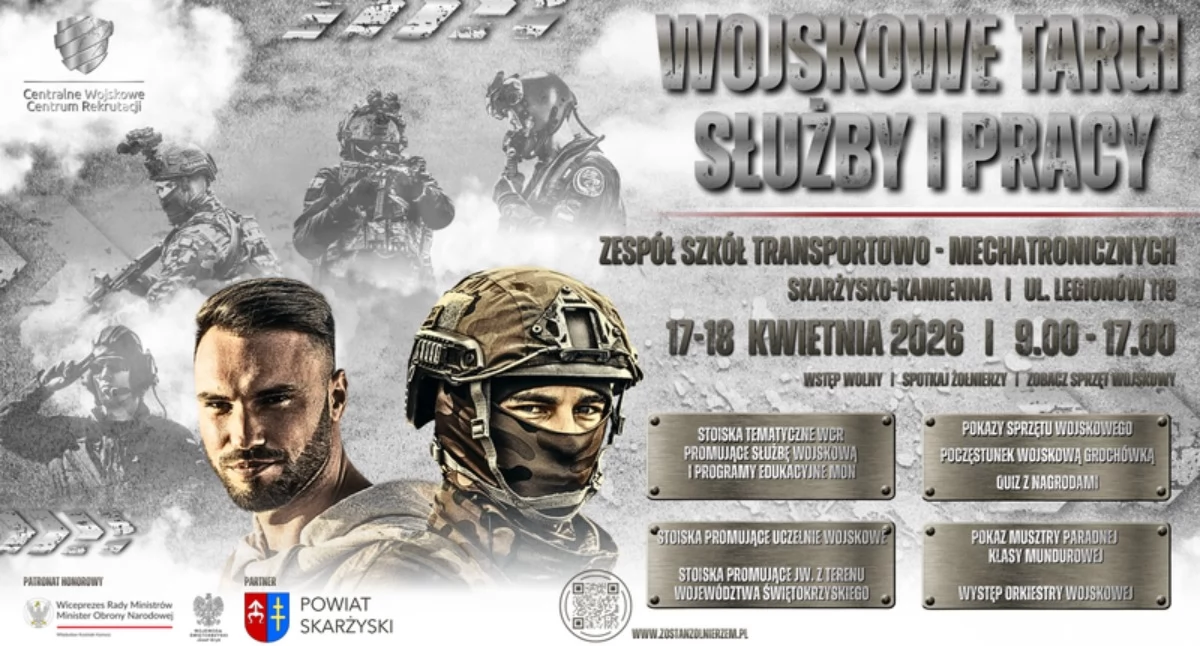 Urzędy , Wojskowe Targi Służby Pracy kwietniu Skarżysku Kamiennej - zdjęcie, fotografia