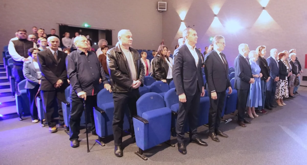 Zdjęcie z uroczystości. Fot. Gmina Stąporków