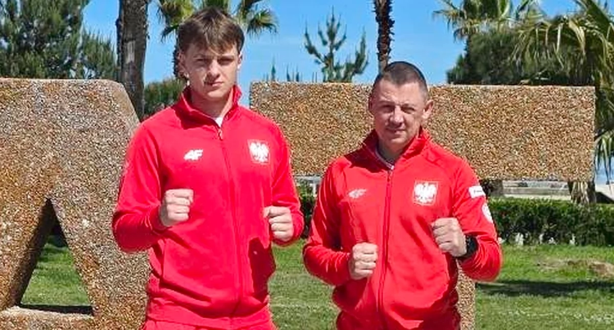 Zdjęcie Jakuba Owczarka i Mateusza Garbacza już w Batumi