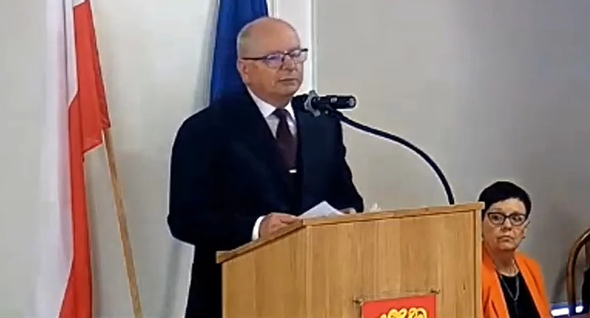 Zdjęcie Krzysztofa Obratańskiego, burmistrza Końskich. Fot. esesja.tv