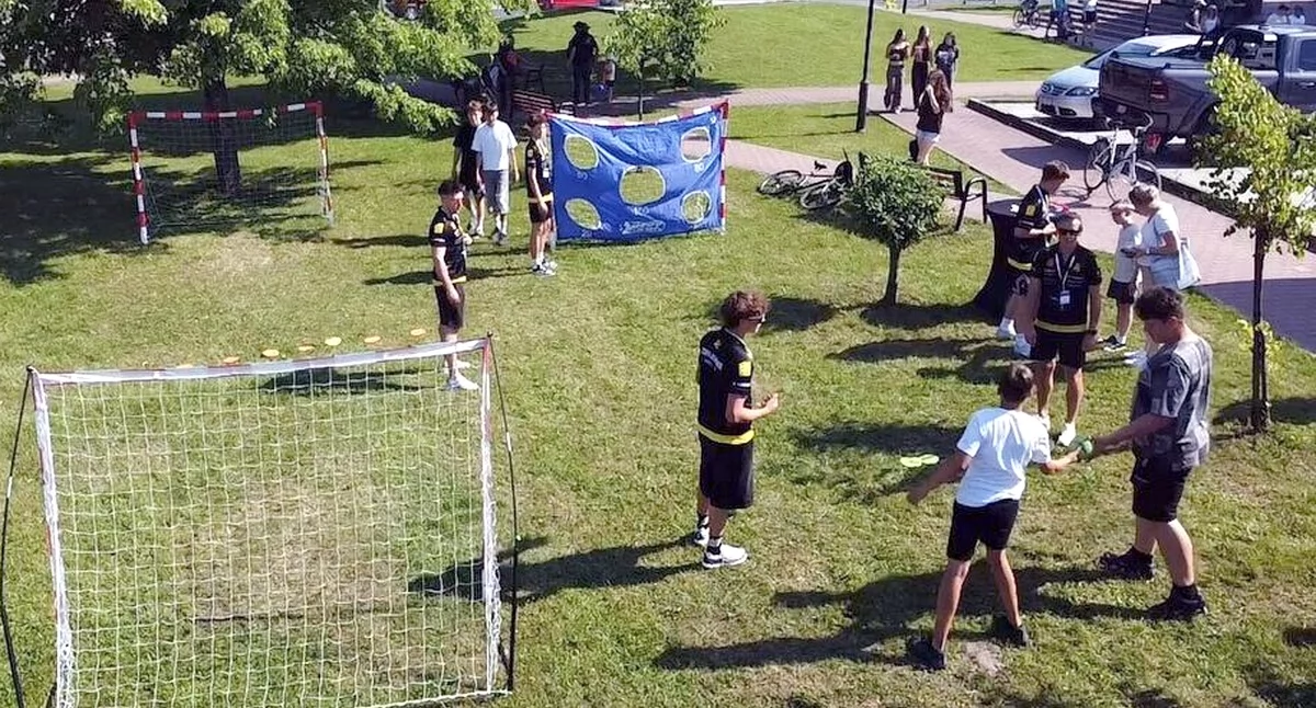 Zdjęcie Strefy Piłki Ręcznej KSSPR na Dniach Opoczna 2026. Fot. Gmina Opoczno